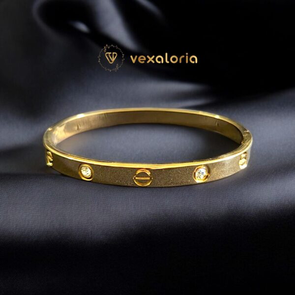 Stainless Steel Cuff Bracelets Cartier Design Gold Bracelet