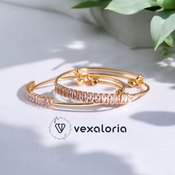 Luxury Pair Gorgeous Design Crystal Stones Bracelet for pretty Girls and Women Highly demand zircon bracelet - Image 4
