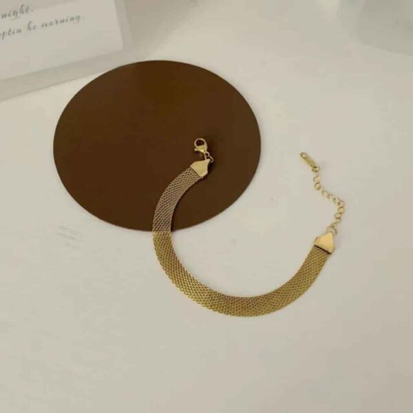 Stainless Steel Bracelet for Women Men Mesh Link Bracelet Hand Chain Jewelry