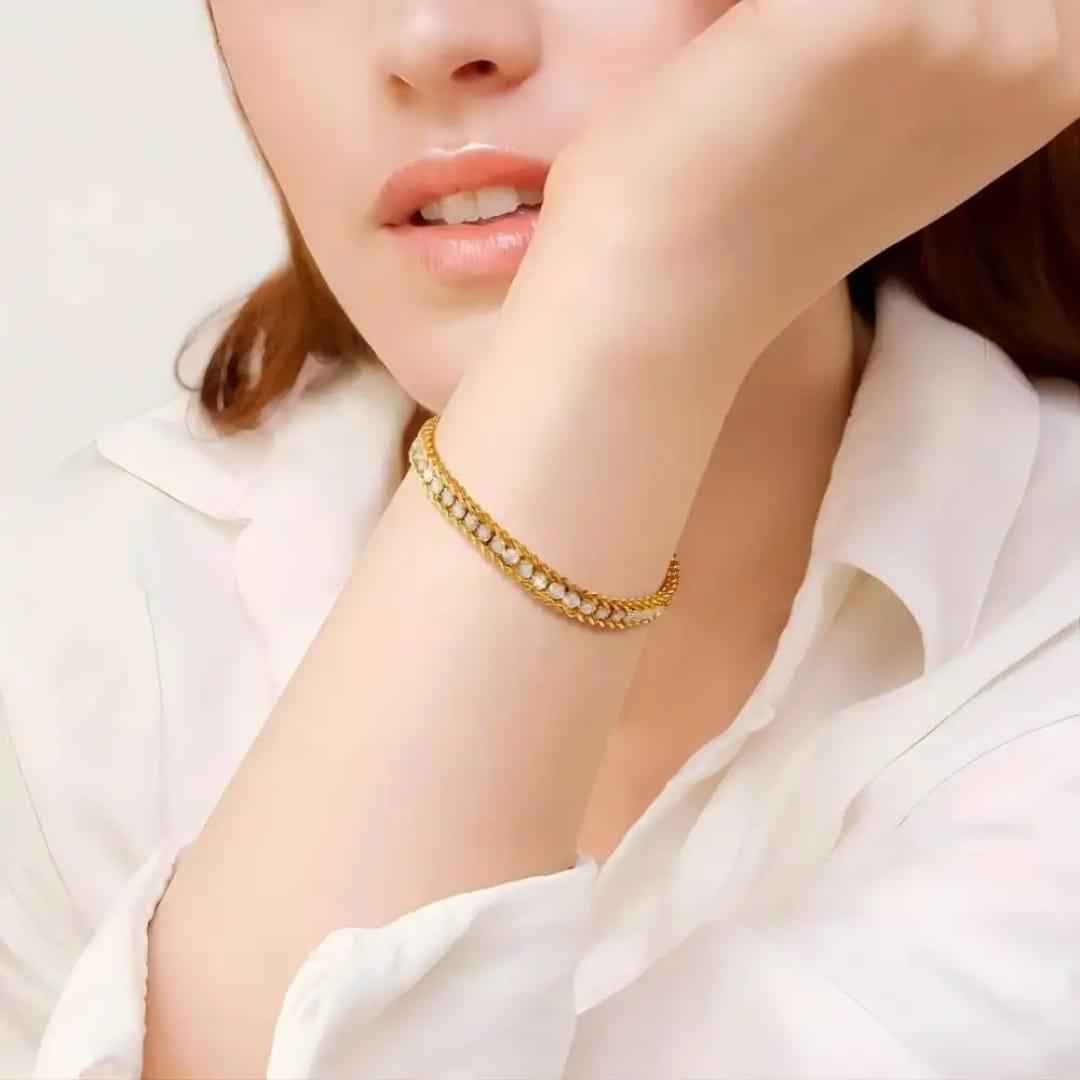 172287db-d0f9-4ad6-a7eb-b5994e49b843 Twisted Tennis Bracelet