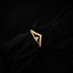 Beautiful V shaped Zircon Fashion Ring for girls / women for everyday or party wear