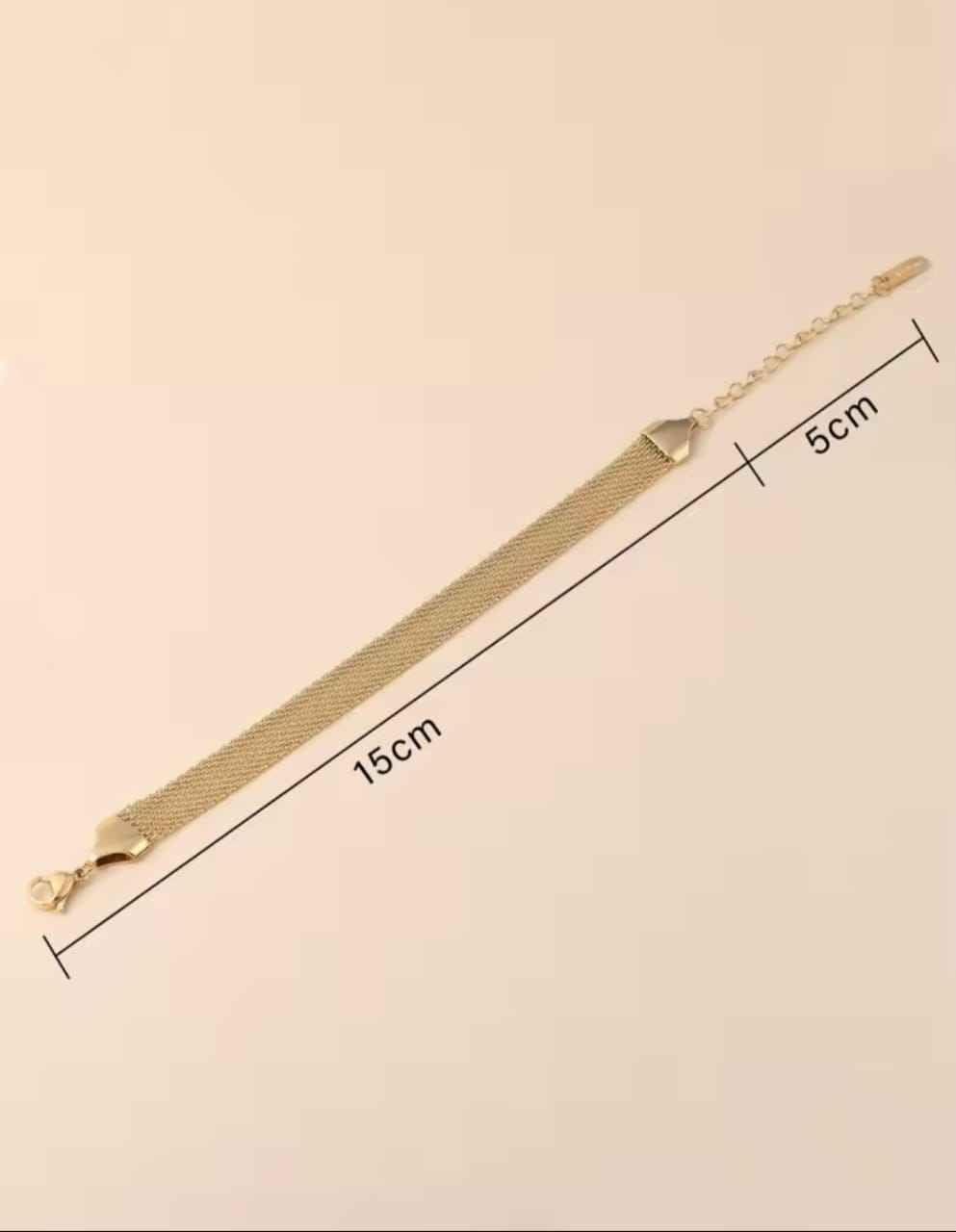 9eb9655a-1e40-4370-bd5b-1236114be352 Stainless Steel Bracelet for Women Men Mesh Link Bracelet Hand Chain Jewelry