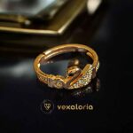 Swan Ring High Quality gold Plated Fashion Jewelry Cuff Bracelet Women Girls Gifts