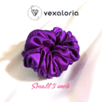 Plum Whirl Dark Purple Scrunchies