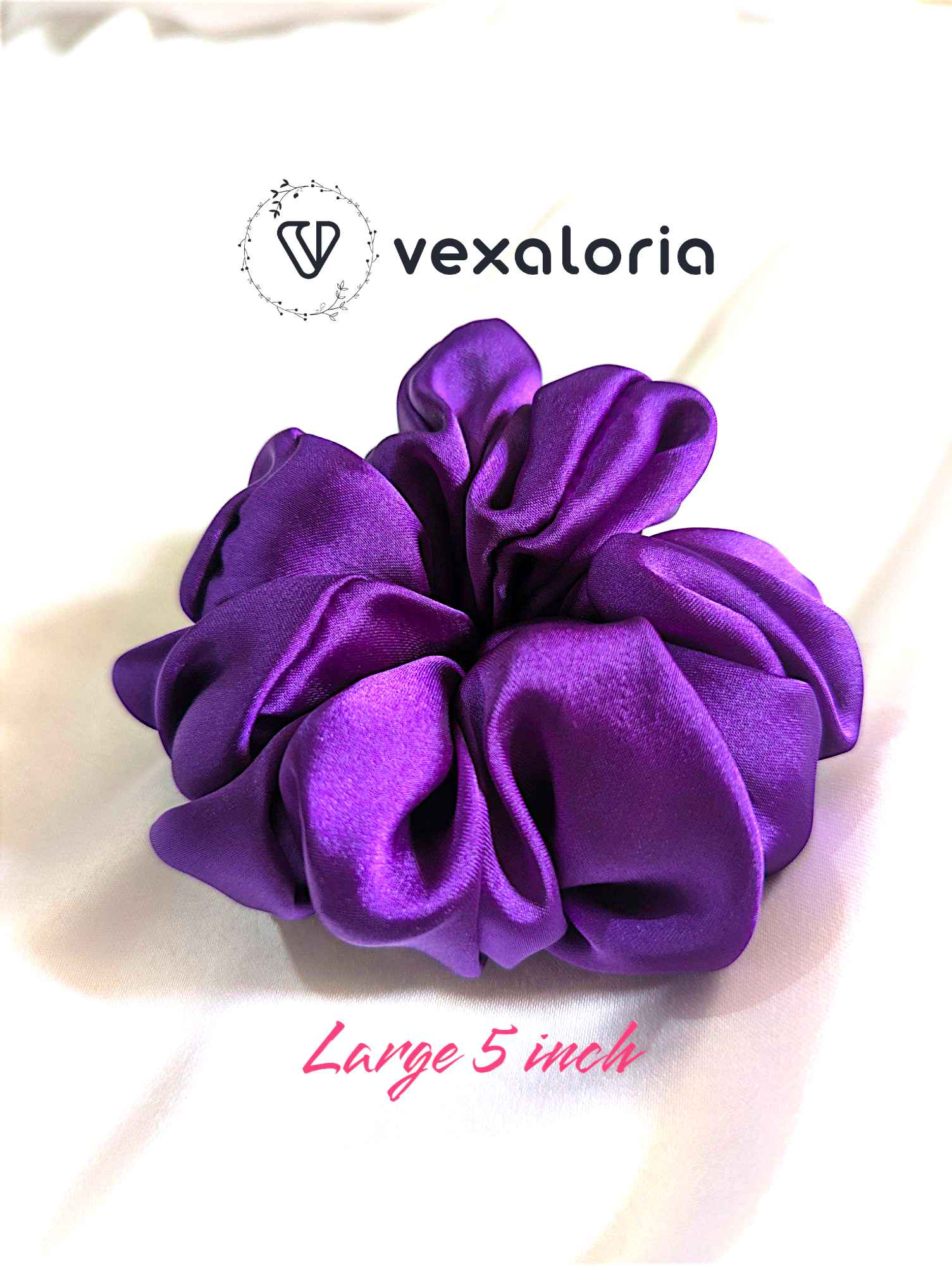 PXL_20250419_092911873-Photoroom Plum Whirl Dark Purple Scrunchies