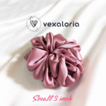 Rosy Ruffle Scrunchies