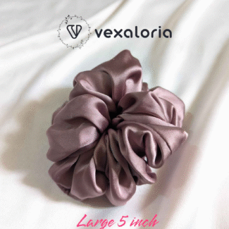 Rosy Dusk Scrunchies