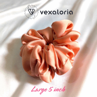 Apricot Pop Peachy Scrunchies